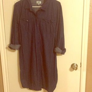 SOLD Old Navy Blue Jean Dress